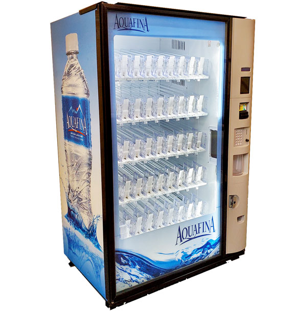 Premium beverage vending cooler